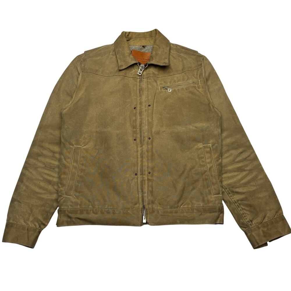 Rare Freenote Cloth RJ-2 Riders Waxed Jacket Aztec Lined Men's Small Workwear